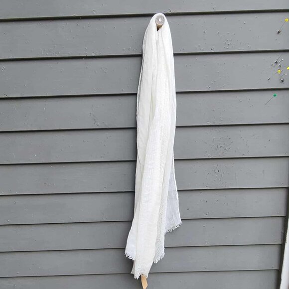 Michael Stars White Scarf NWT!  NEW! - Picture 1 of 14